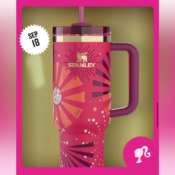 Stanley x Barbie 80S DYNAMITE 40 OZ QUENCHER NIB - Picture 4 of 4